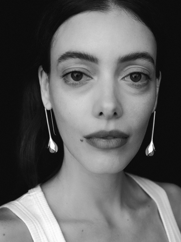 Angel Trumpet Earrings Carnelian