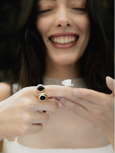 Porcini Ring Onyx