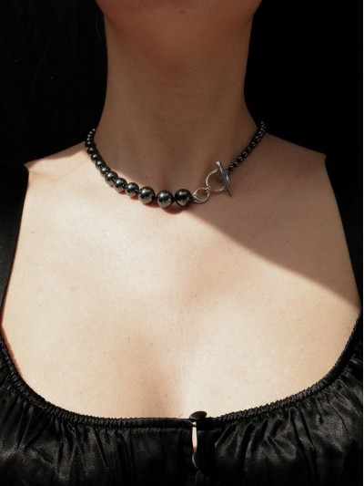 Hematita Bead Collar