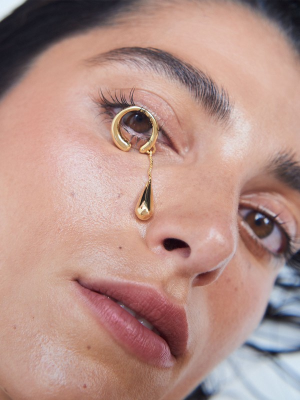 Teardrop Earcuff Vermeil