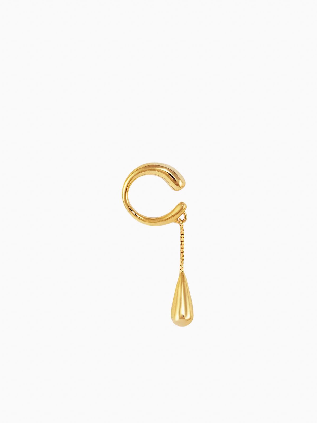 Teardrop Earcuff Vermeil
