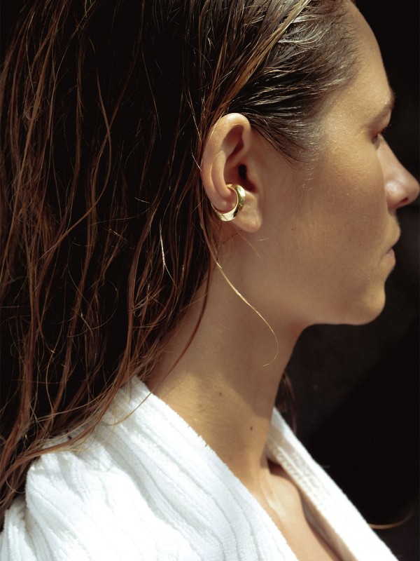 Disco Ear Cuff Vermeil