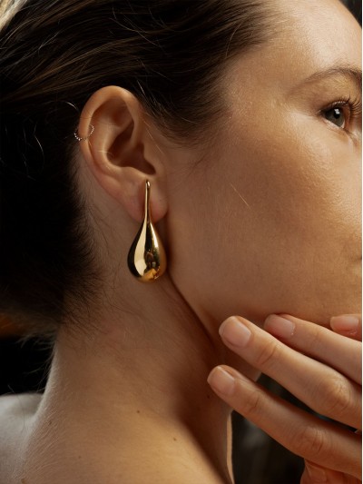 Greta Earrings Vermeil