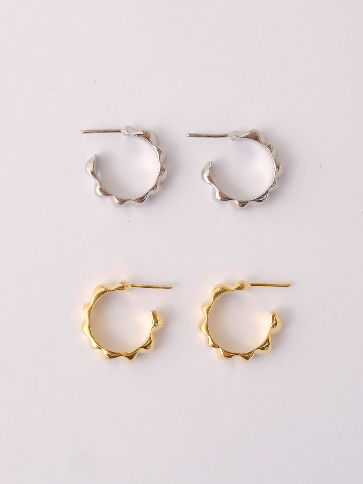 Twisted Hoop Vermeil