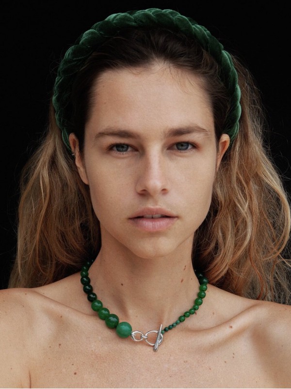 Jade Bead Collar