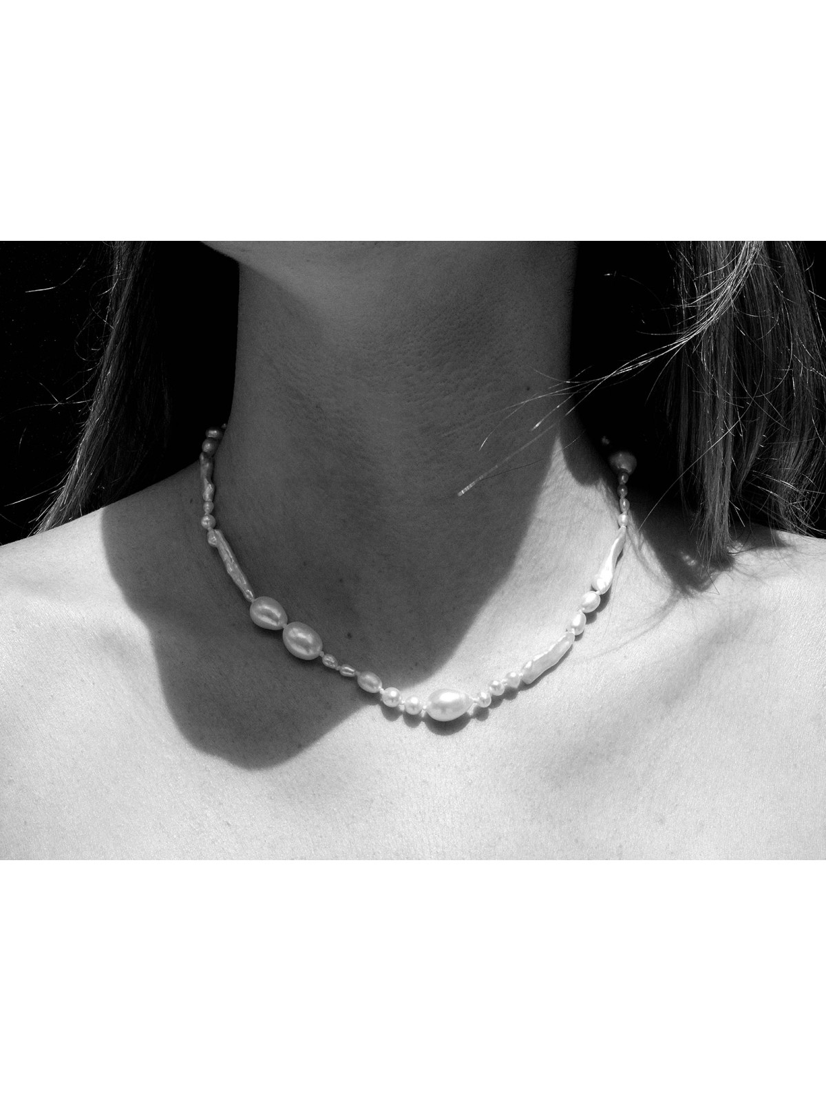 Irregular Pearl Necklace