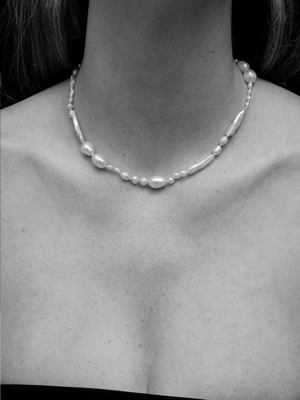 Irregular Pearl Necklace