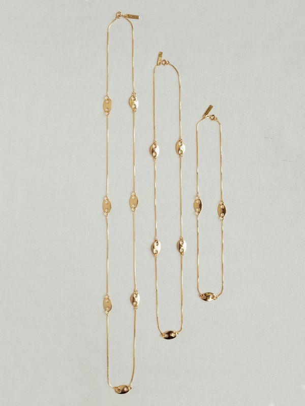 Jackie Necklace Vermeil (Three Sizes)