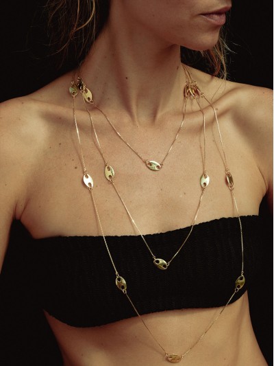 Jackie Necklace Vermeil (Three Sizes)