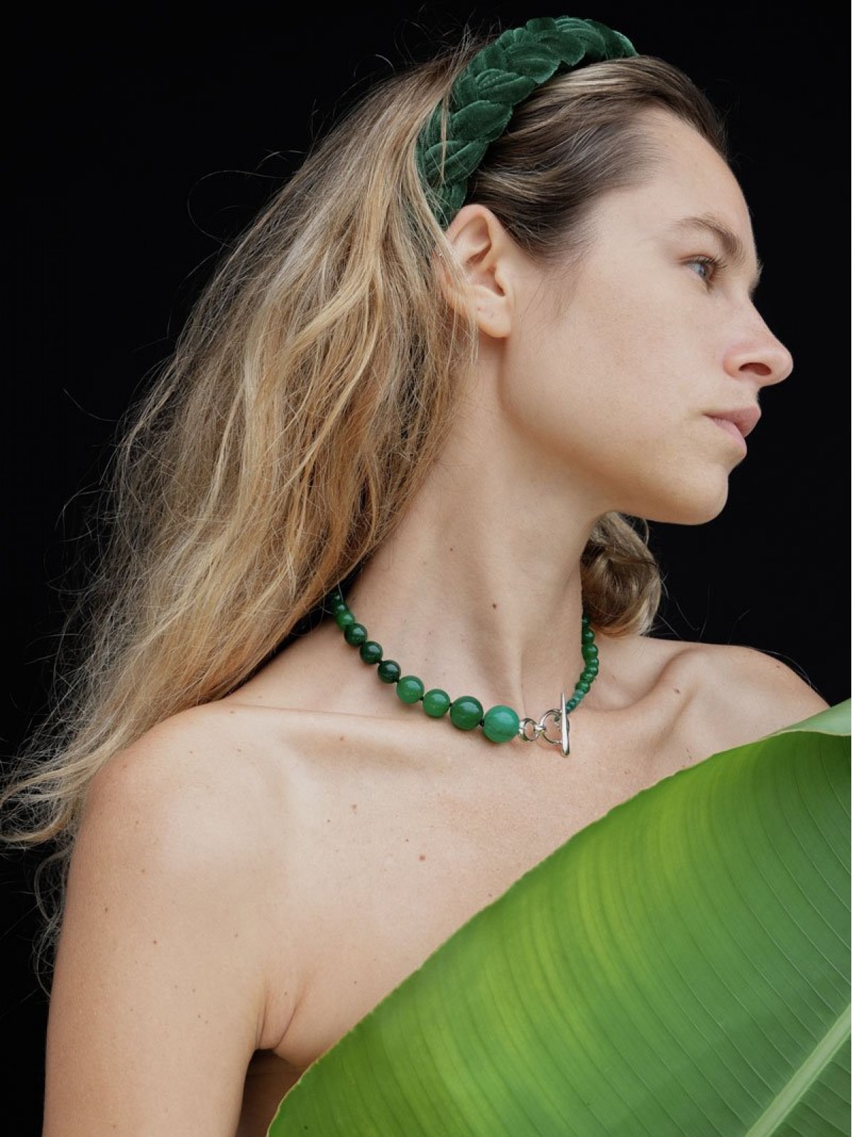 Jade Bead Collar